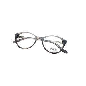 NEW Catherine Deneuve GREY Crystal clear rounded CD0422 Glasses